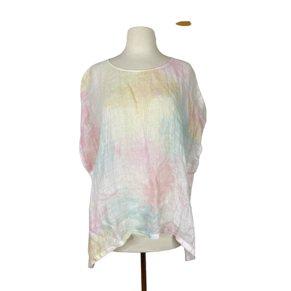 NEW J. Jill Pure Jill Linen Kaftan Kimono Top XS/S